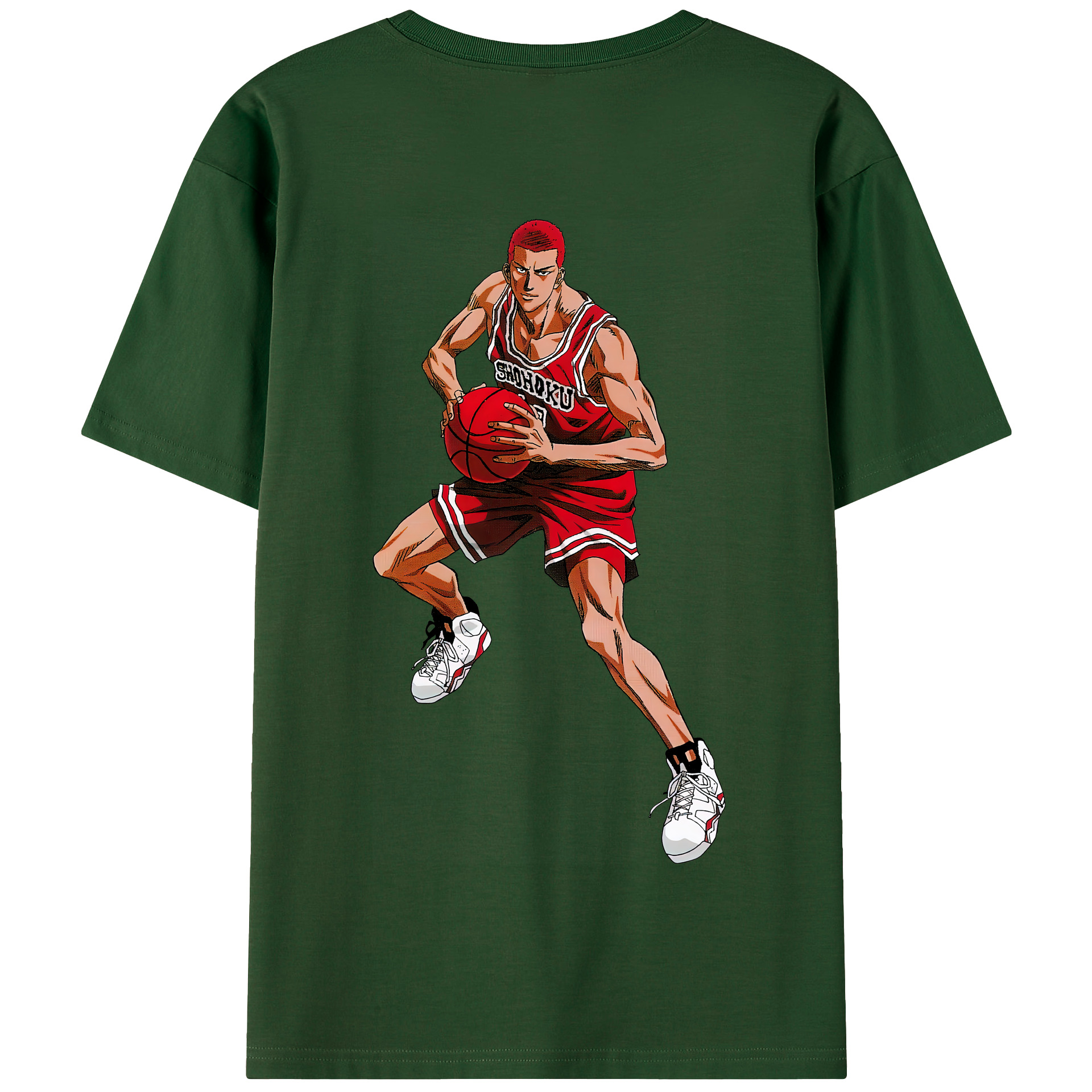 SLAM DUNK／スラムダンク 綿100％半袖Tシャツ（背面プリント）
